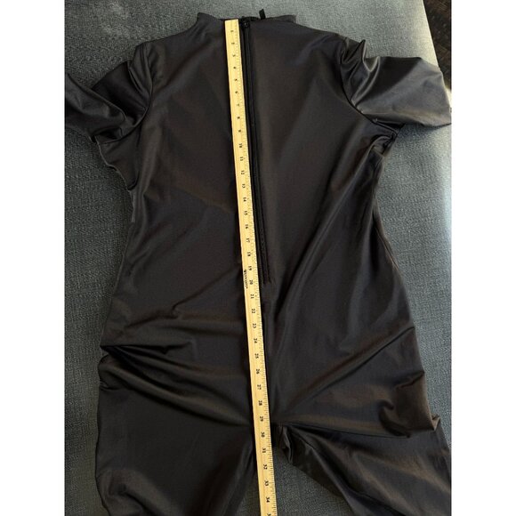 NEW SKIMS 4X Black Long Sleeve Full Body Jumpsuit Stretch Comfort Sexy Catsuit - Picture 8 of 13